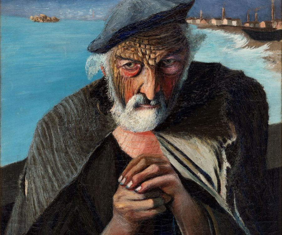 Csontváry Kosztka Tivadar: Öreg halász, 1902.